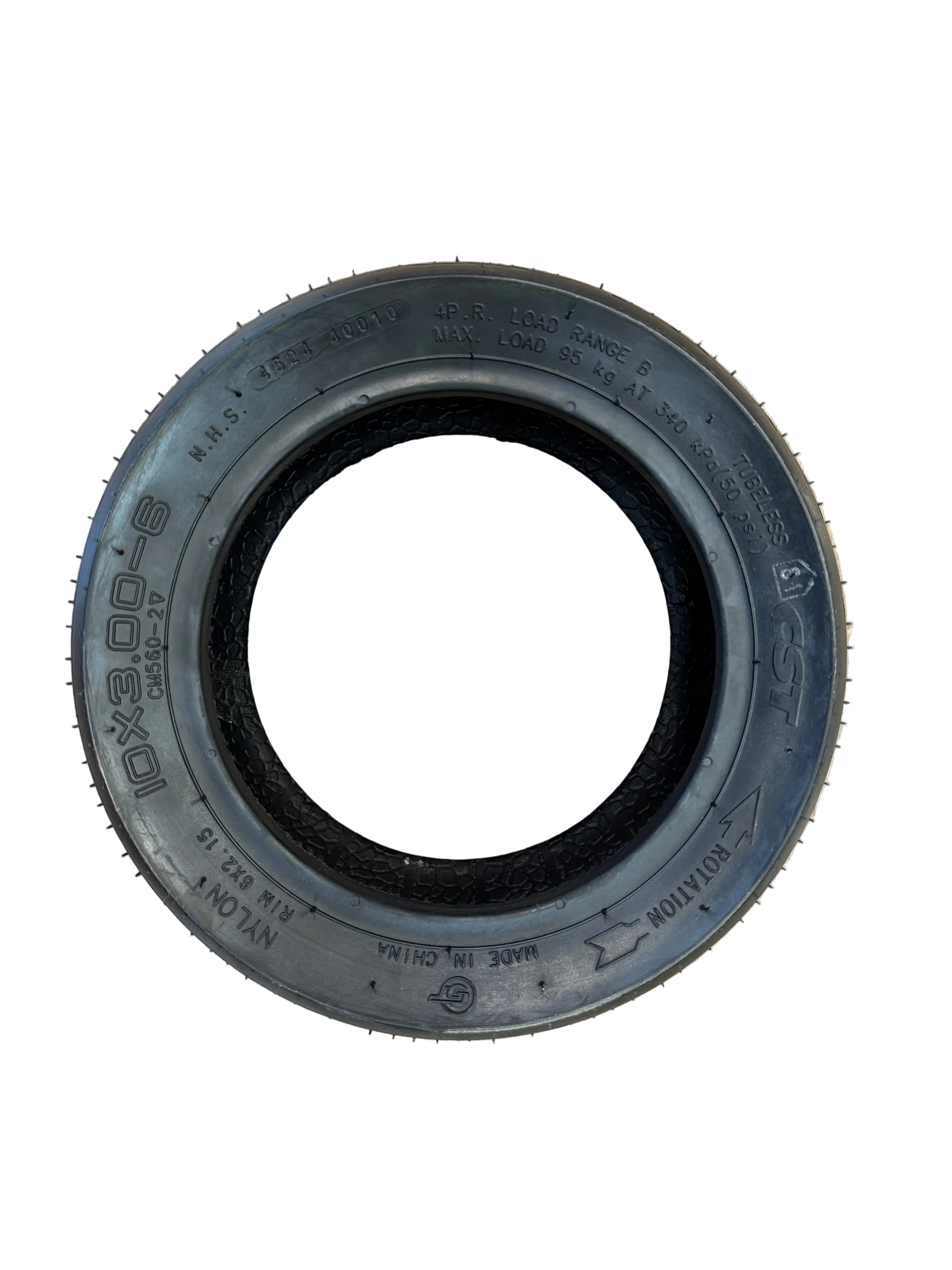 CST 10x3-6 electric scooter tire with self-healing liner