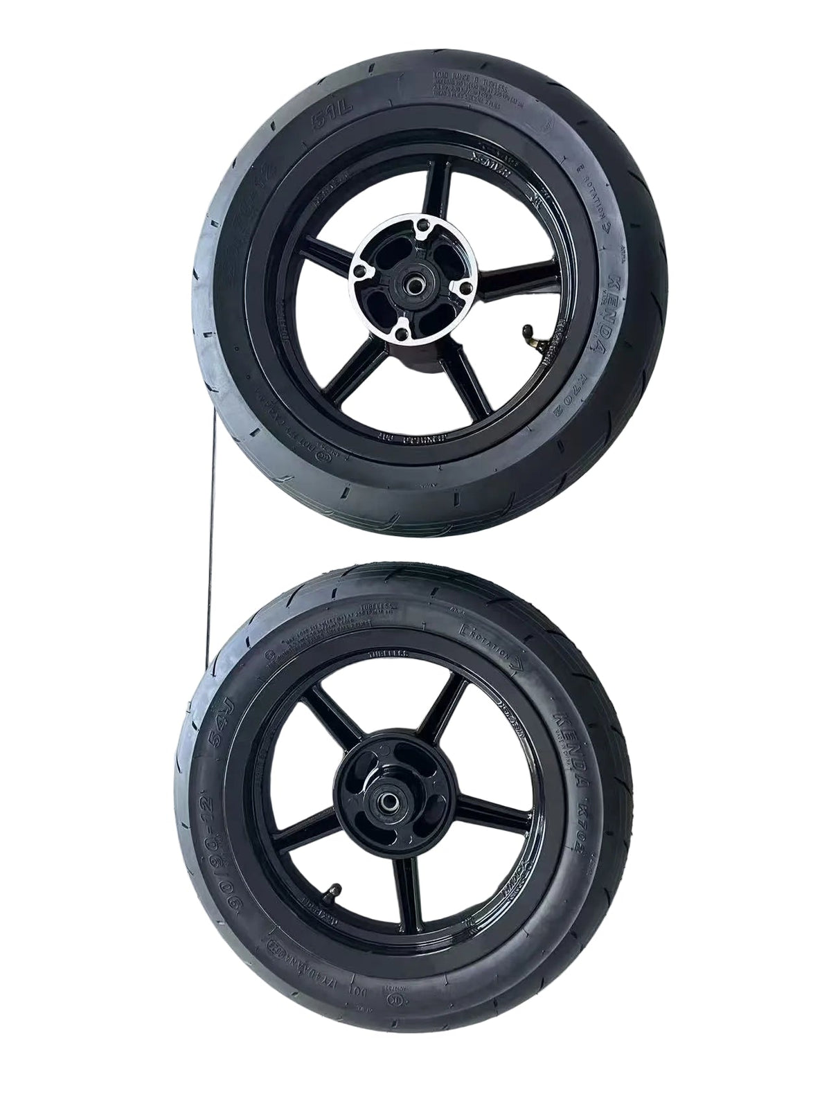 Parts-Kialuk Bolt 10 / Yozma IN 10 / Heybike Villain Supermoto Tire Wheel Set - EVORIDE