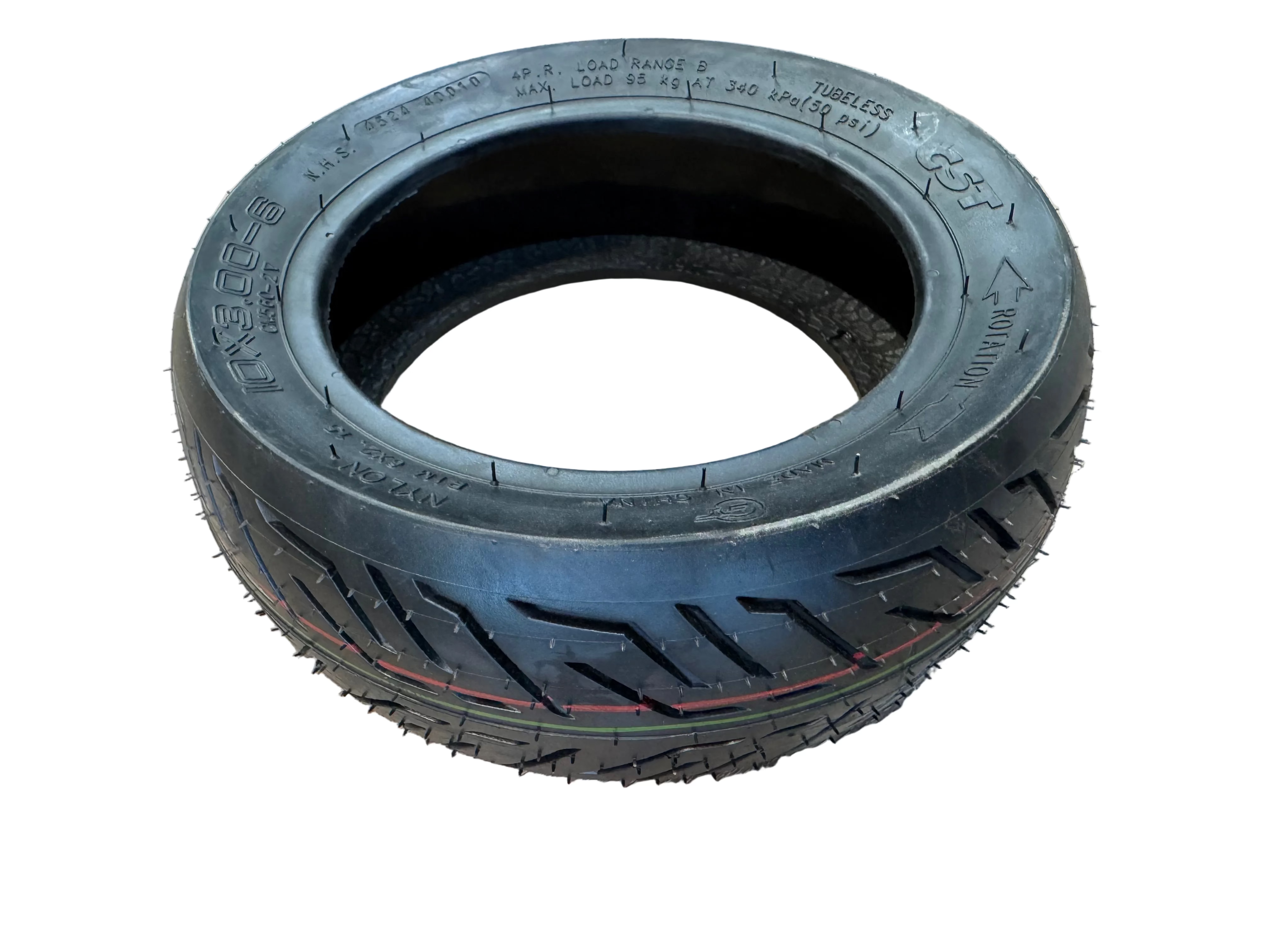 CST 10x3-6 electric scooter tire with self-healing liner