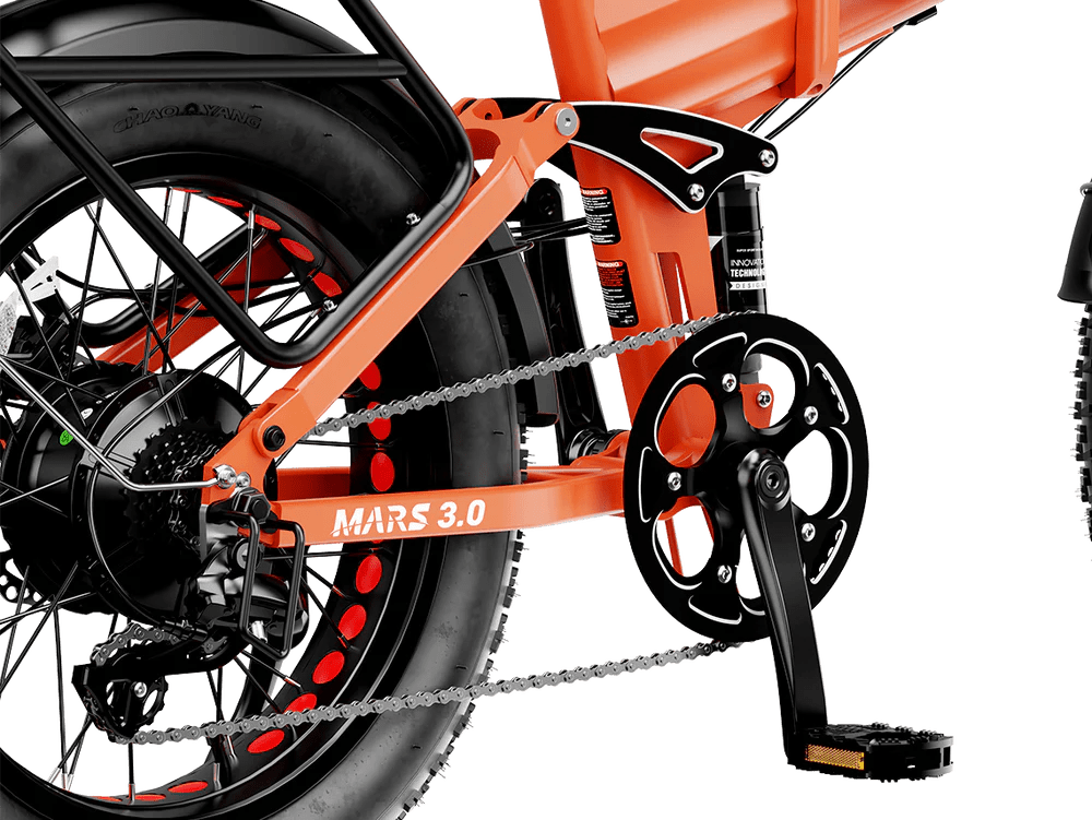 Heybike Mars 3.0 Folding Fat Tire Electric Bike - EVORIDE