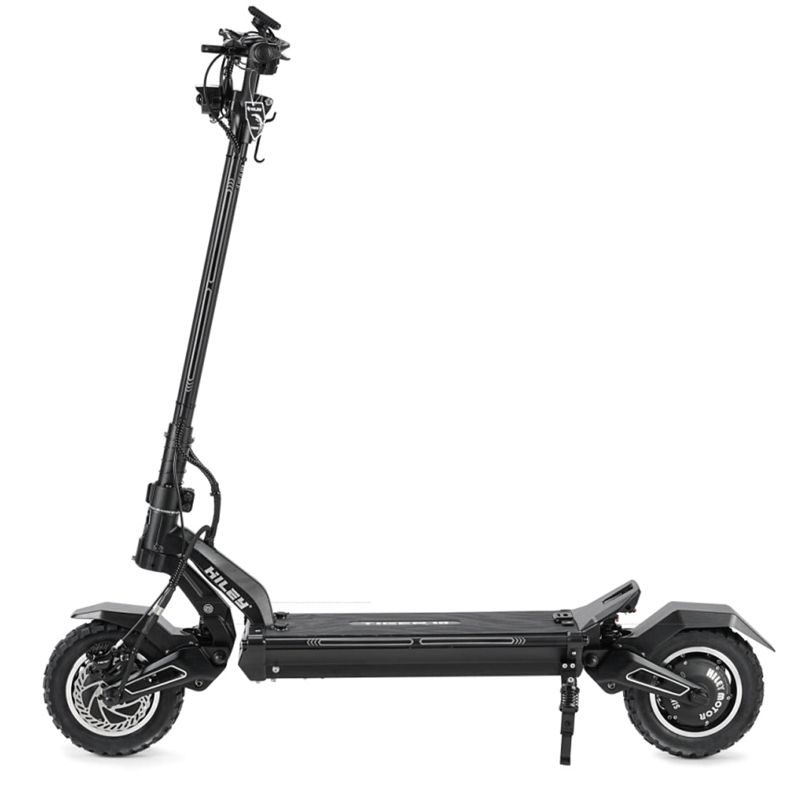 Hiley Tiger 10 GTR electric scooter - Front-left angle showcasing commuter style