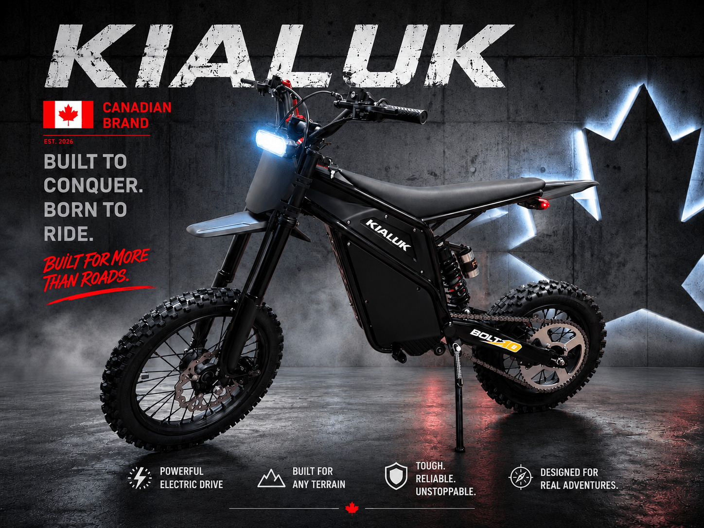 KIALUK BOLT 10 Electric Dirt Bike - EVORIDE