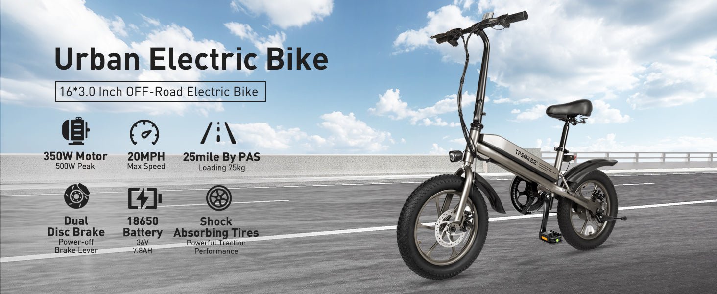 TF SMILEE - S5 16‘’ electric bike - EVORIDE CANADA