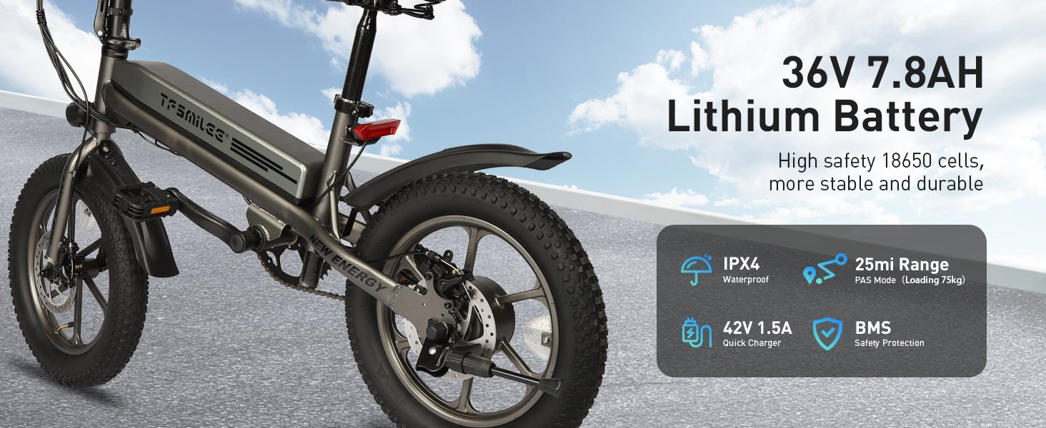 TF SMILEE - S5 16‘’ electric bike - EVORIDE CANADA